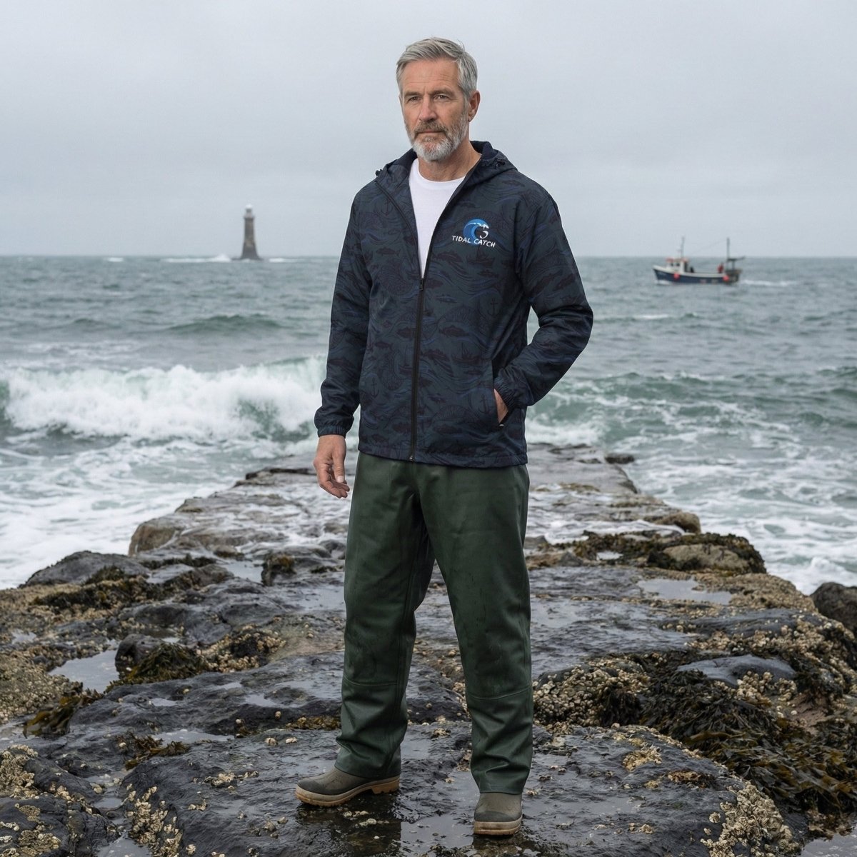The "Midnight Watch" Edition Windbreaker | Tidal Catch - Tidal Catch