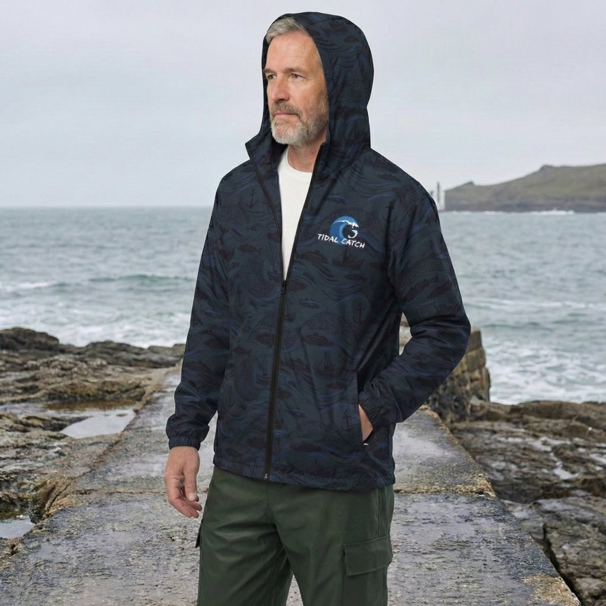 The "Midnight Watch" Edition Windbreaker | Tidal Catch - Tidal Catch